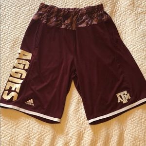Texas A&M Adidas Shorts